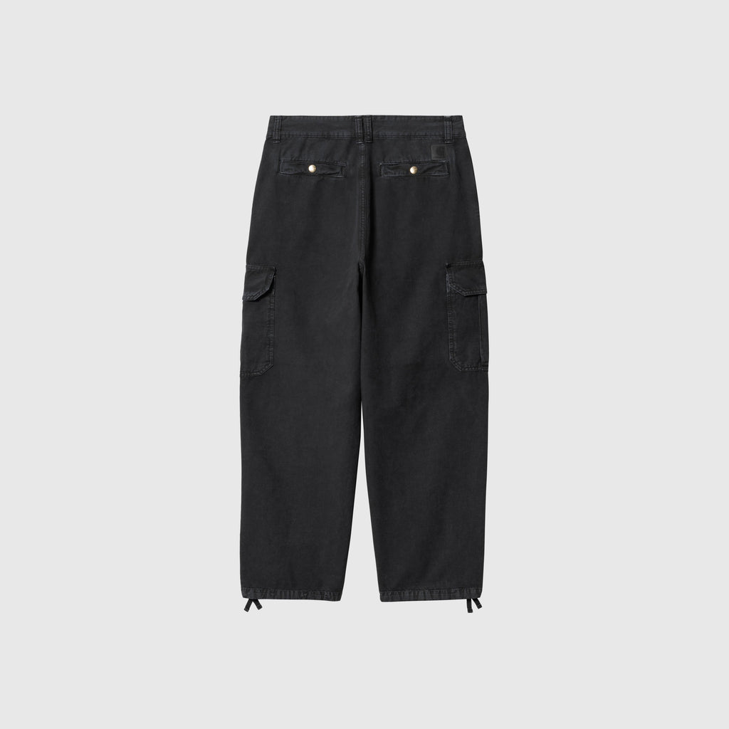 Carhartt WIP Stanton Cargo Pant - Black Stone Dyed - Back