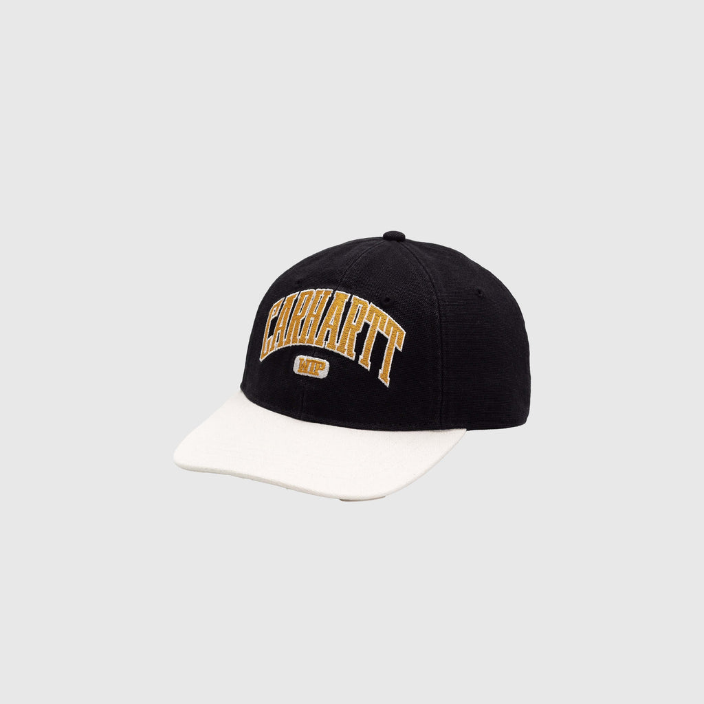 Carhartt WIP Lecture Cap - Black / Wax - Front