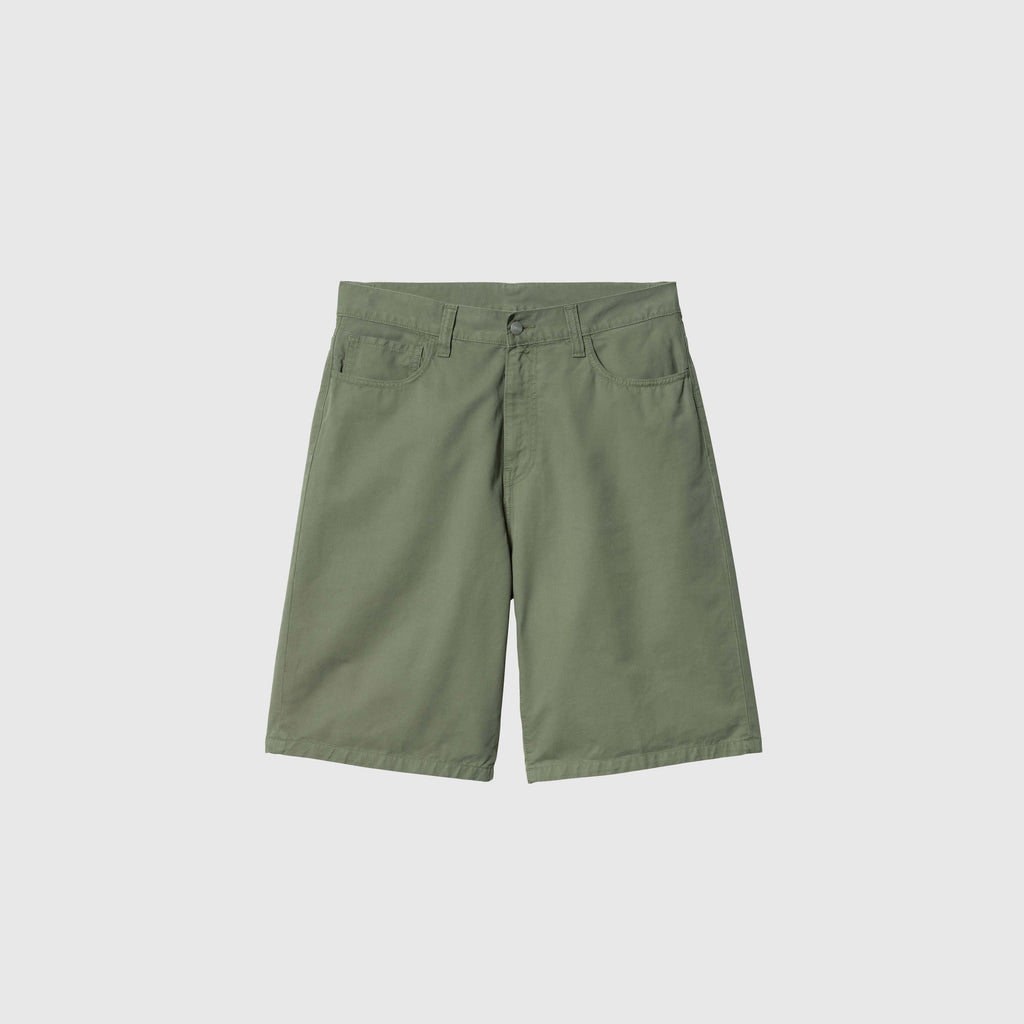 Carhartt WIP Landon Short - Park Garment Dyed - Front