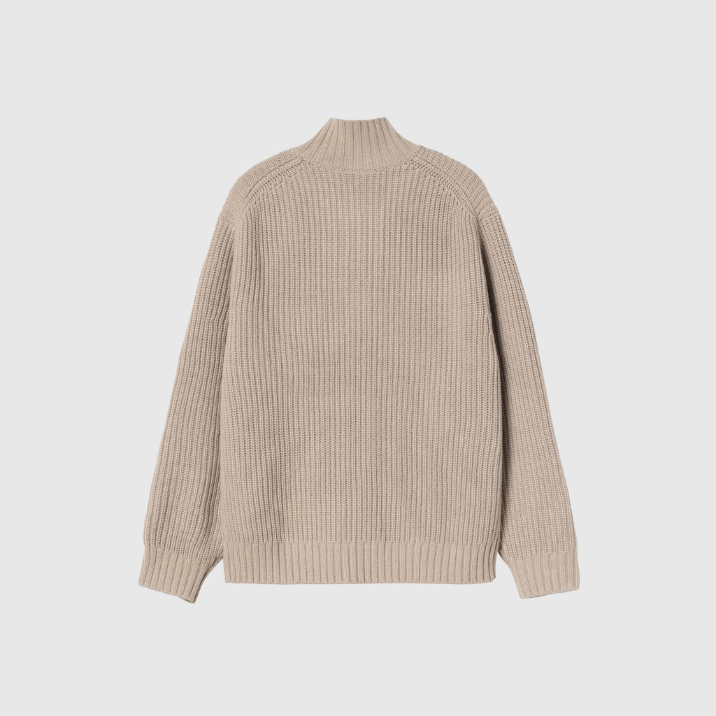 Carhartt WIP Detroit Half Zip Sweater - Fleur De Sel - Back