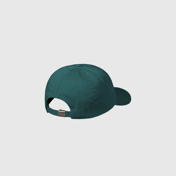 Carhartt WIP Madison Logo Cap - Malachite / White - Back