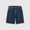 Carhartt WIP Landon Short - Blue Stone Wash - Front