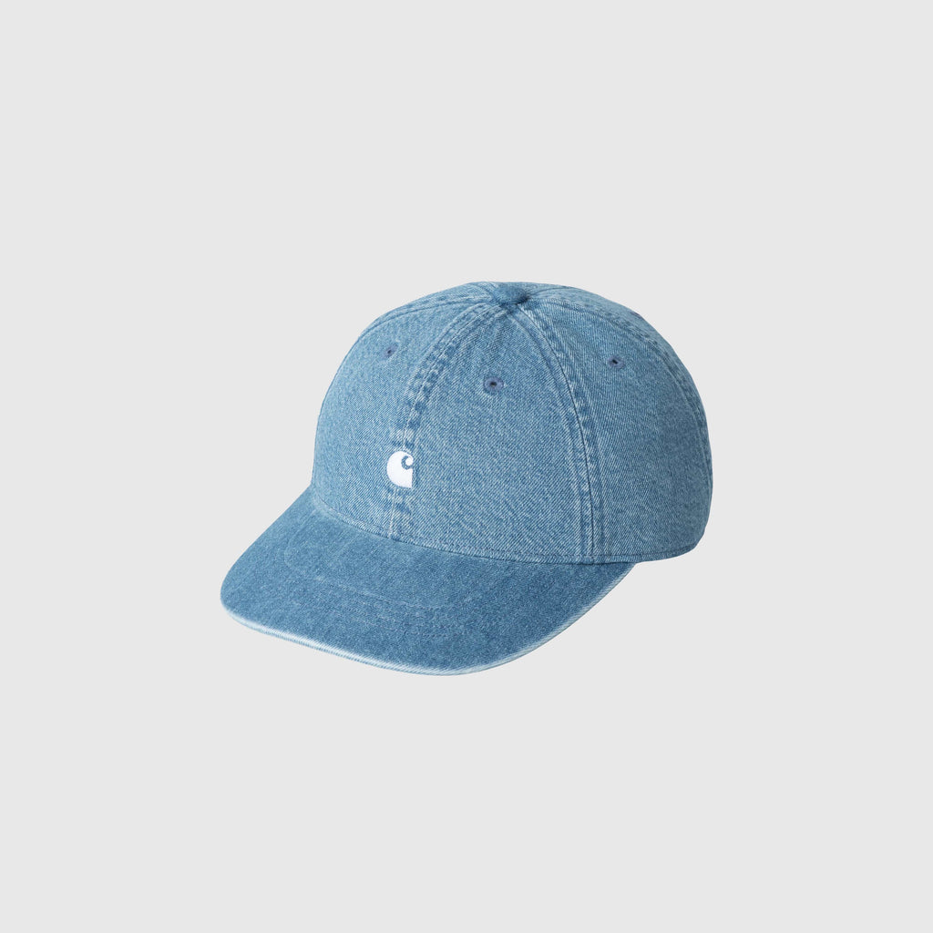 Carhartt WIP Lucas Cap - Blue Bleached - Front