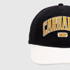 Carhartt WIP Lecture Cap - Black / Wax - Close Up