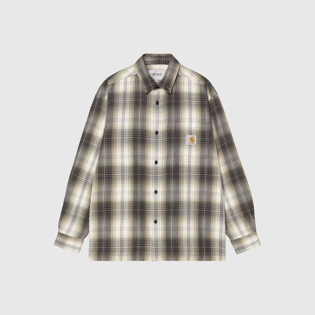 Carhartt WIP L/S Blanton Shirt - Blanton Check / Yosemite - Front