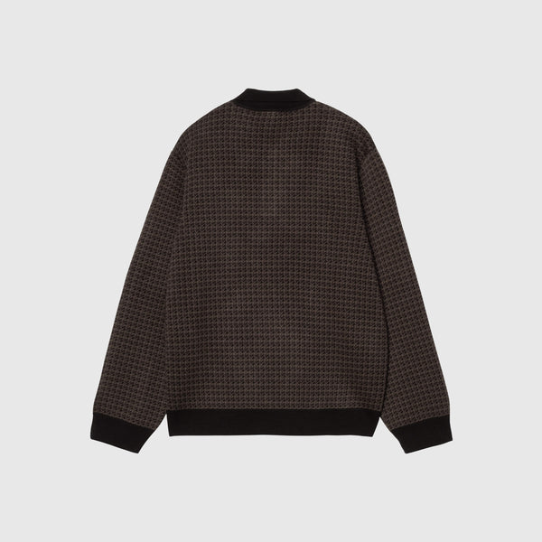 Carhartt WIP L/S Lowis Polo - Lowis Houndstooth / Vitola - Back