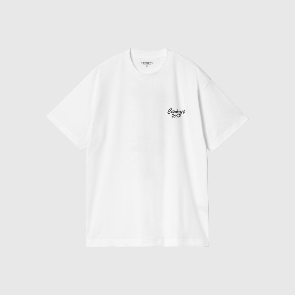 Carhartt WIP Friendship T Shirt - White / Black - Front