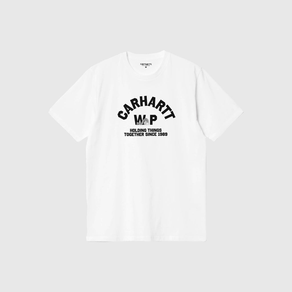 Carhartt WIP S/S Column T-Shirt - White - Front
