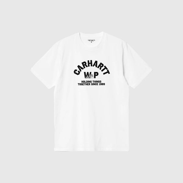 Carhartt WIP S/S Column T-Shirt - White - Front