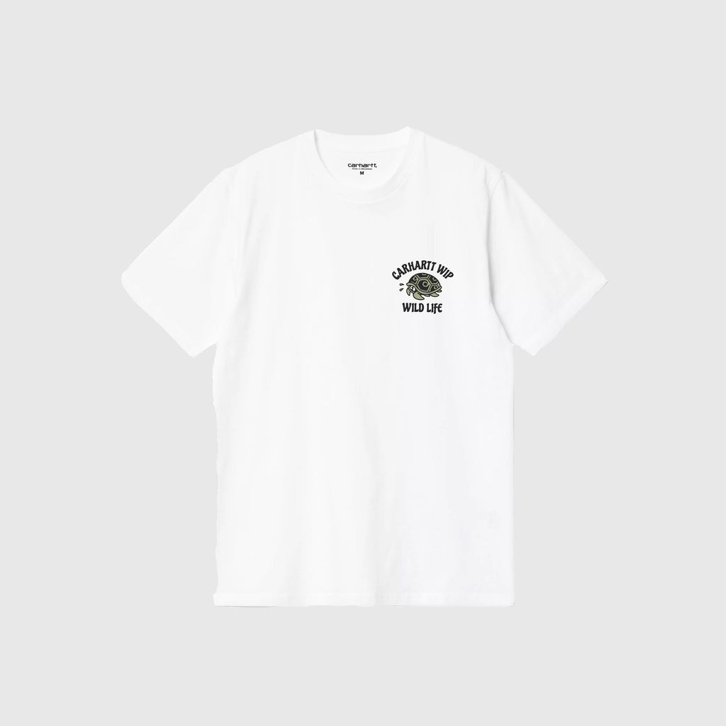 Carhartt WIP S/S Wild Life T-Shirt - White - Front