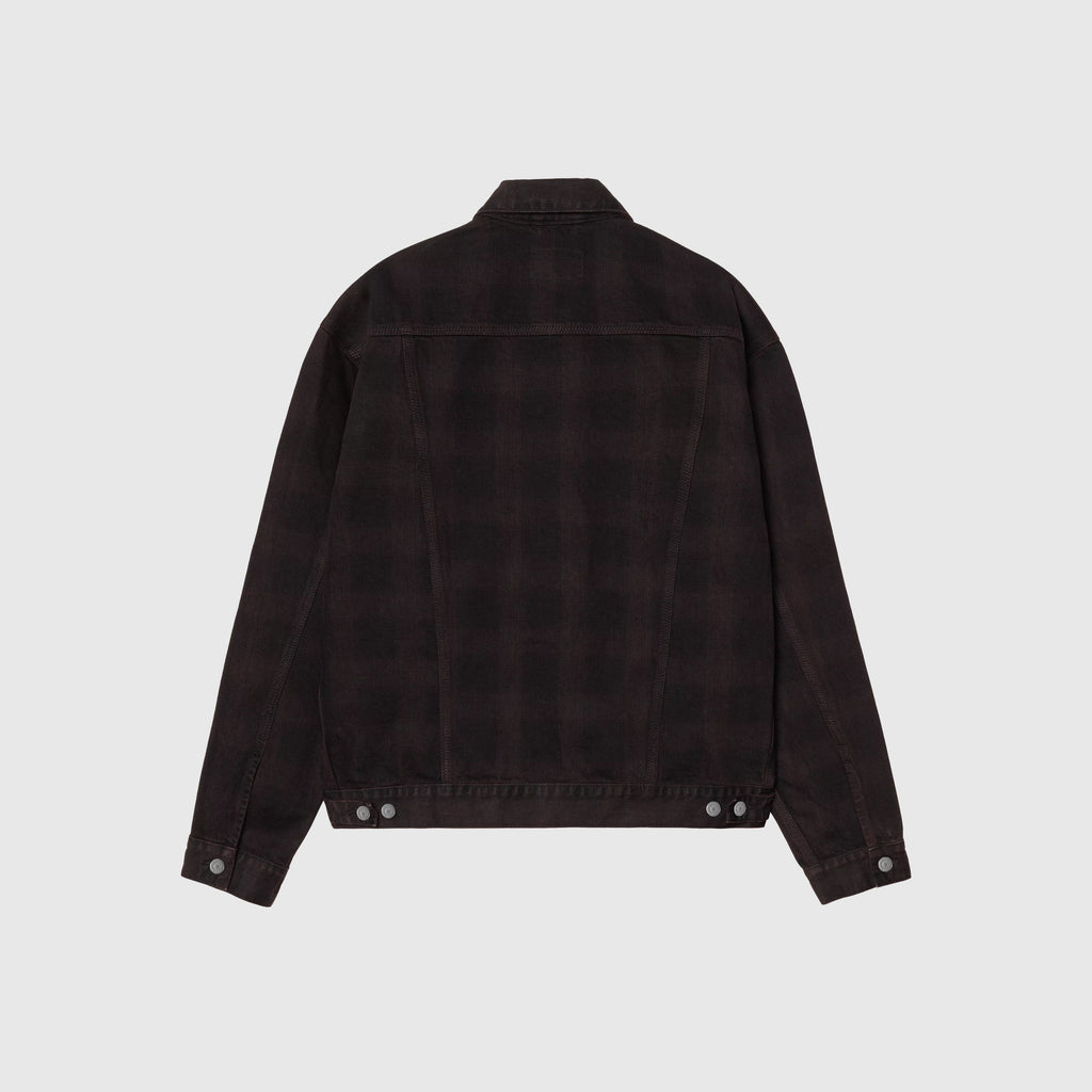 Carhartt WIP Everson Trucker Jacket - Black / Palisander Garment Washed - Back