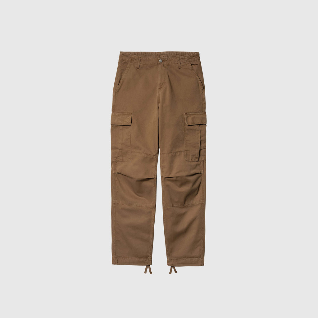 Carhartt WIP Regular Cargo Pant - Tamarind Garment Dyed - Front
