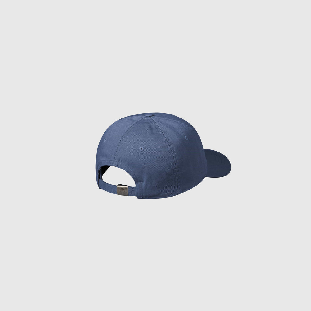 Carhartt WIP Madison Logo Cap - Blue Iris / White - Back