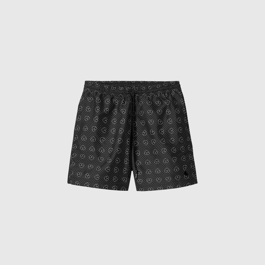 Carhartt WIP Slater Swim Trunks - Furoshiki Print / Black - Front
