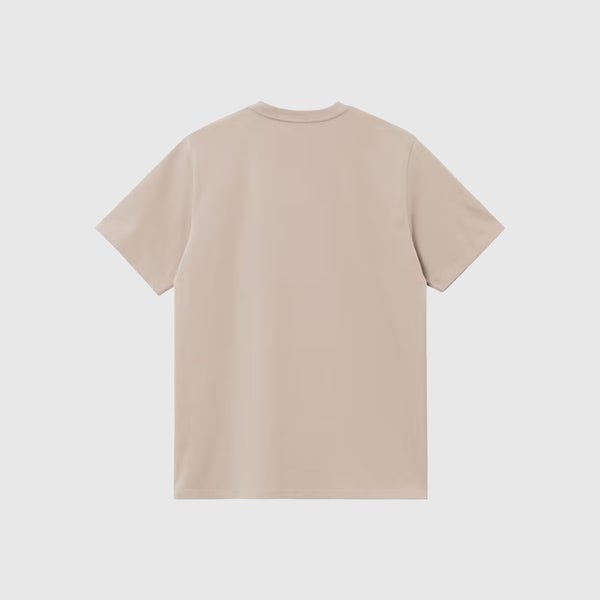 Carhartt WIP SS Chase Tee - Fleur De Sel / Gold - Back
