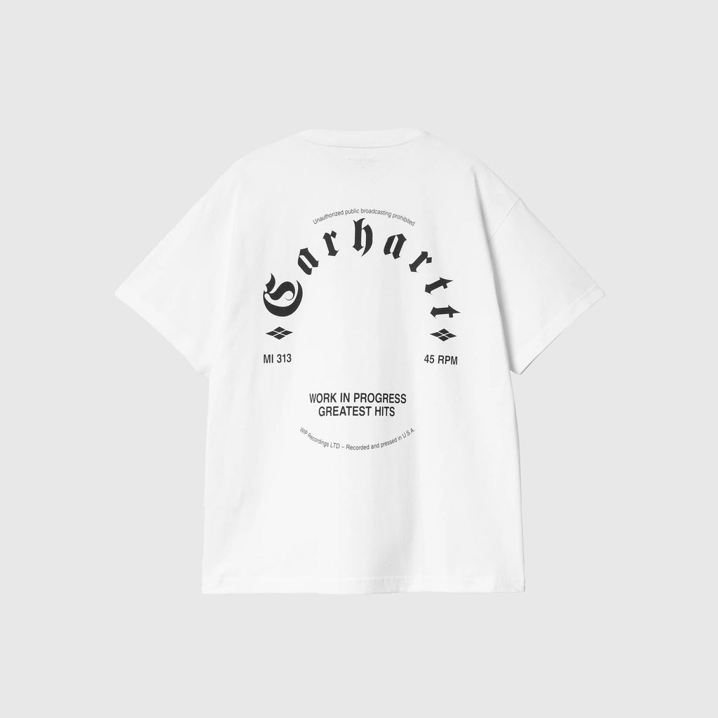 Carhartt WIP Greatest Hits Tee - White / Black - Back