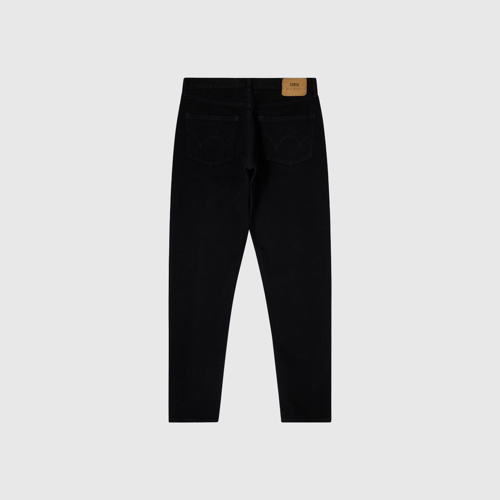 Edwin Regular Tapered Kaihara - Black Unwashed - Back