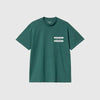 Carhartt WIP S/S Catalogue Tee - Rainforest / White - Front