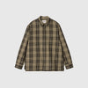 Carhartt WIP L/S Mandlik Shirt - Mandlik Check / Office Green - Front