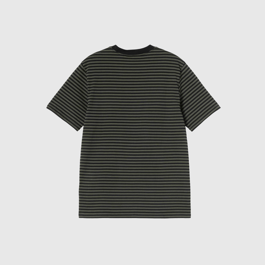Carhartt WIP SS Verner Pocket T Shirt - Black / Opuntia - Back