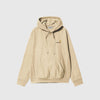 Carhartt WIP Hooded American Script Sweat - Rattan - Front