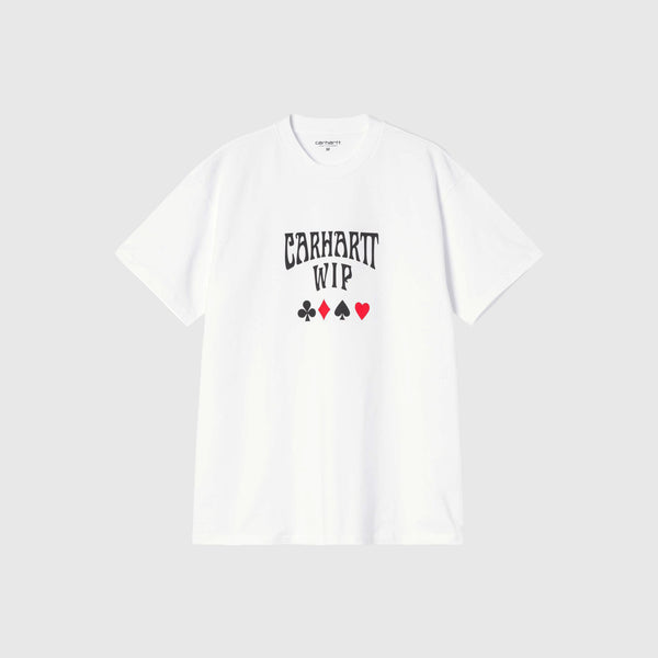 Carhartt WIP S/S Deck T-Shirt - White - Front