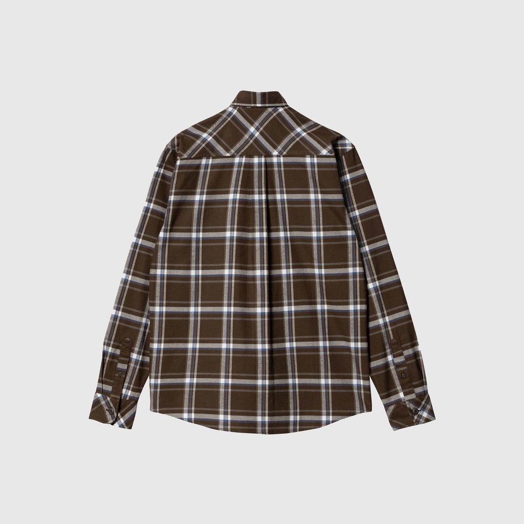 Carhartt L/S Barten Shirt - Barten Check Buckeye / Buckeye - Back