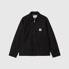 Carhartt WIP Detroit Jacket - Black / Black Heavy Stone Wash - Front