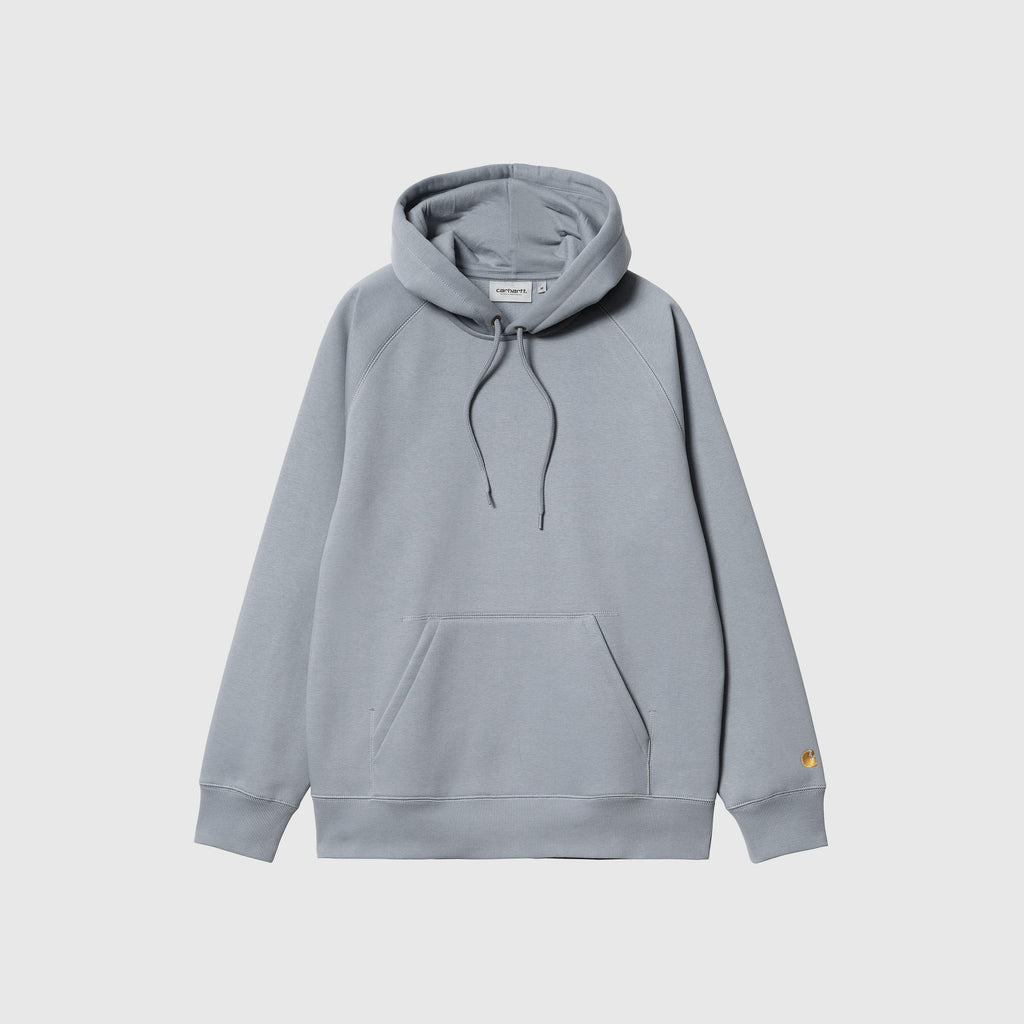 Carhartt WIP Hooded Chase Sweat - Mirror / Gold - Front