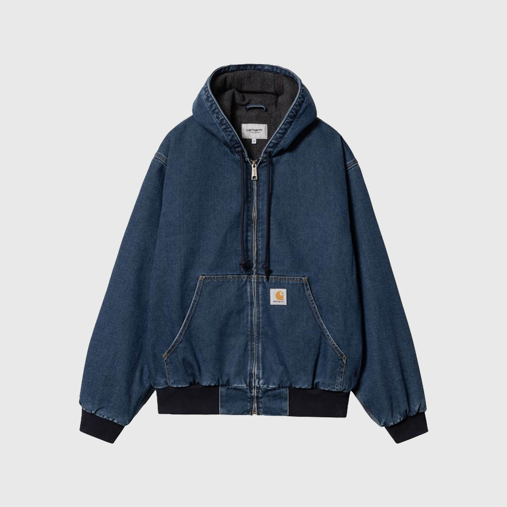 Carhartt WIP OG Active Jacket - Blue Stone Washed - Front