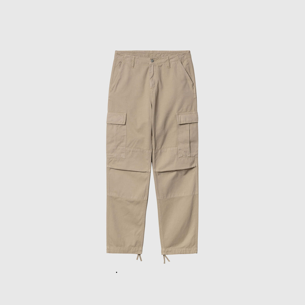 Carhartt WIP Regular Cargo Pant - Wall Garment Dyed - Front