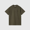 Carhartt WIP SS Script Embroidery Tee - Cypress / Black - Front