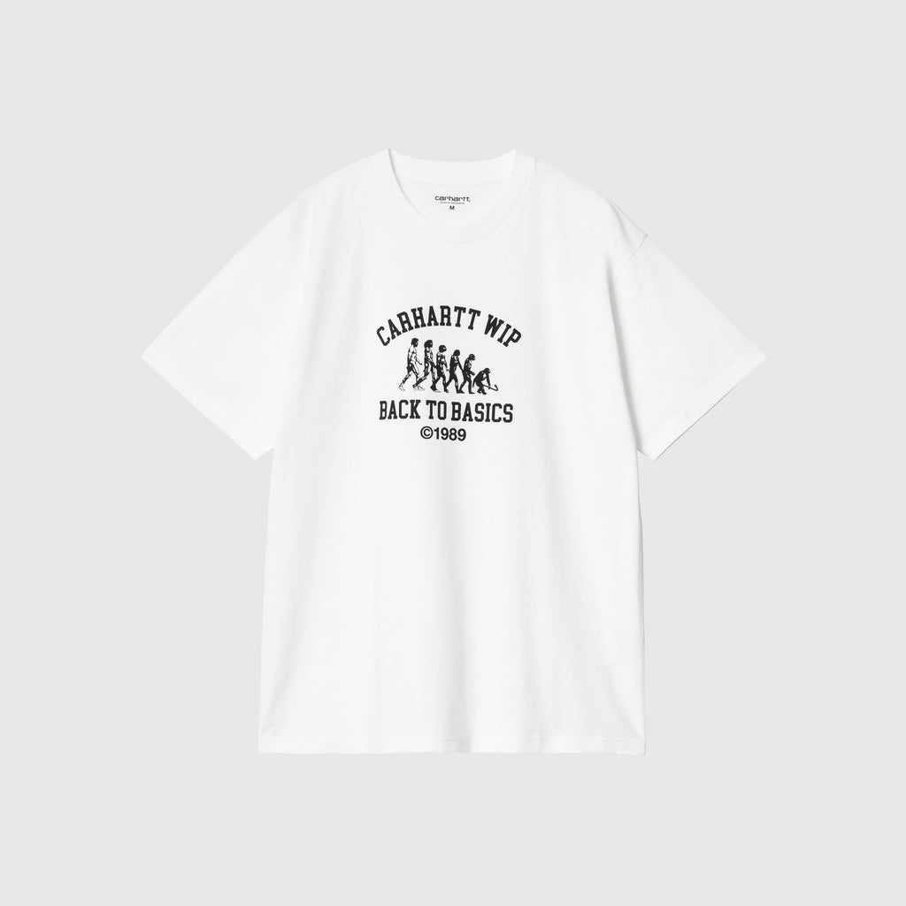 Carhartt S/S Basics Tee - White / Black