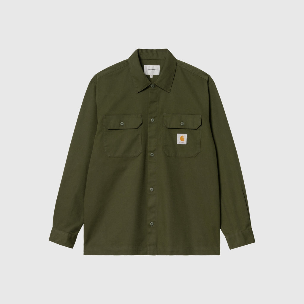 Carhartt WIP L/S Craft Shirt - Office Green