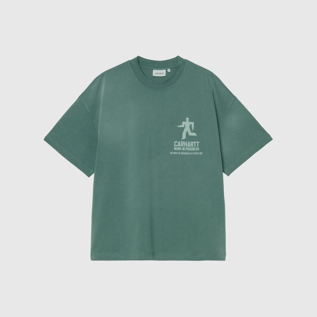 Carhartt WIP SS Distance T Shirt - Dark Fir Front