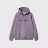 Carhartt WIP Hooded Carhartt Sweat - Glassy Purple / Discovery Green