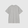 Carhartt WIP SS Script Embroidery Tee - Grey Heather/White Back