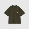 Carhartt WIP S/S Work Pocket T-Shirt - Olive Front