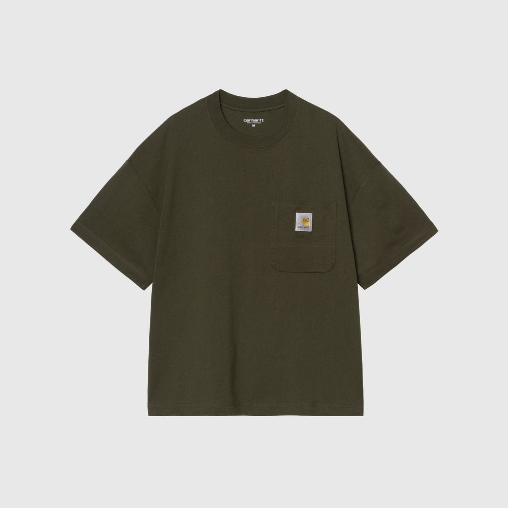 Carhartt WIP S/S Work Pocket T-Shirt - Olive Front
