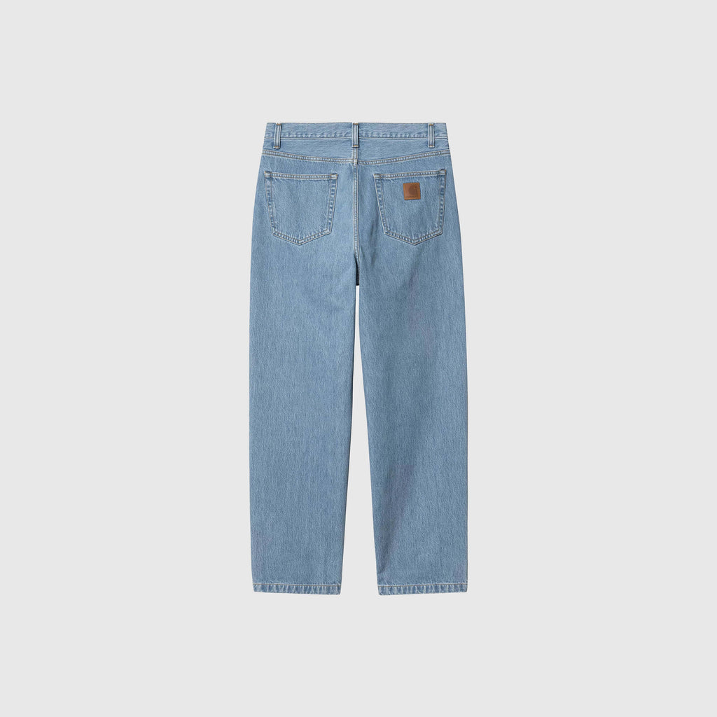 Carhartt WIP Aaron Pant- Blue Stone Bleached - Back