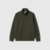 Carhartt Chase Neck Zip Sweat - Olive / Gold - Front
