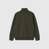 Carhartt Chase Neck Zip Sweat - Olive / Gold - Back