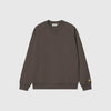 Carhartt WIP Chase Sweat - Shungite / Gold - Front