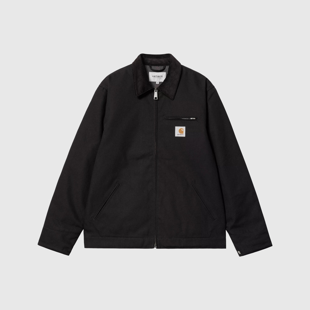 Carhartt WIP Detroit Jacket - Black / Black Rigid - Front