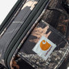 Carhartt WIP Essentials Bag, Small - Camo Feather Tree / Black - Close Up