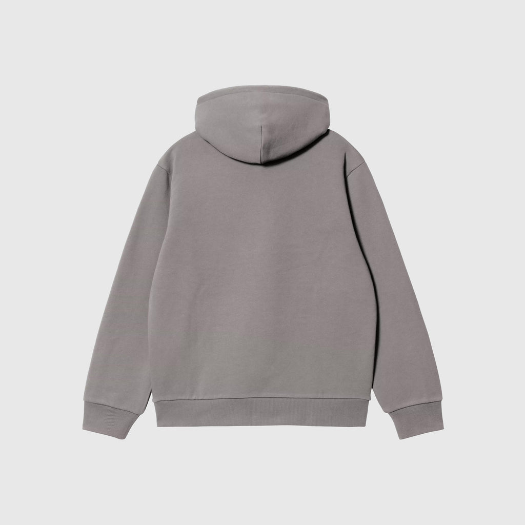 Carhartt WIP Hooded Carhartt Sweat - Shady Grey / Dark Navy - Back