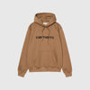 Carhartt WIP Hooded Carhartt Sweat - WIP H Brown / Black - Front