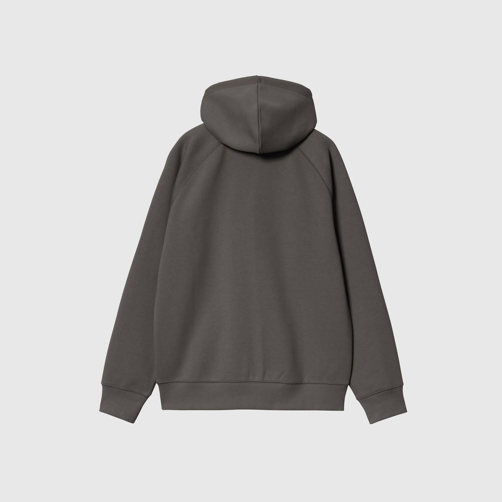 Carhartt WIP Hooded Chase Jacket - Shungite / Gold - Back