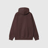 Carhartt WIP Hooded Chase Sweat - Palisander / Gold - Back