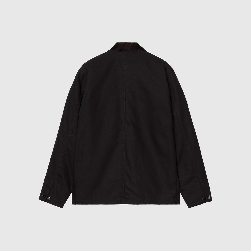 Carhartt WIP Michigan Coat - Black / Black Rigid - Back